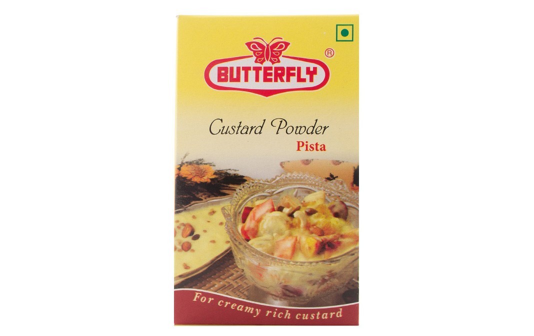 Butterfly Custard Powder Pista    Pack  100 grams
